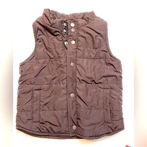 GAP KIDS| EUC Baby Bubble Vest Down Alternative Brown Unisex